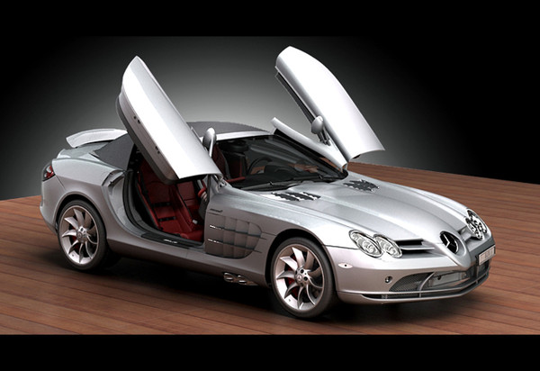 3d max mercedes slr mclaren roadster - Mercedes Benz SLR McLaren Roadster by Oricle